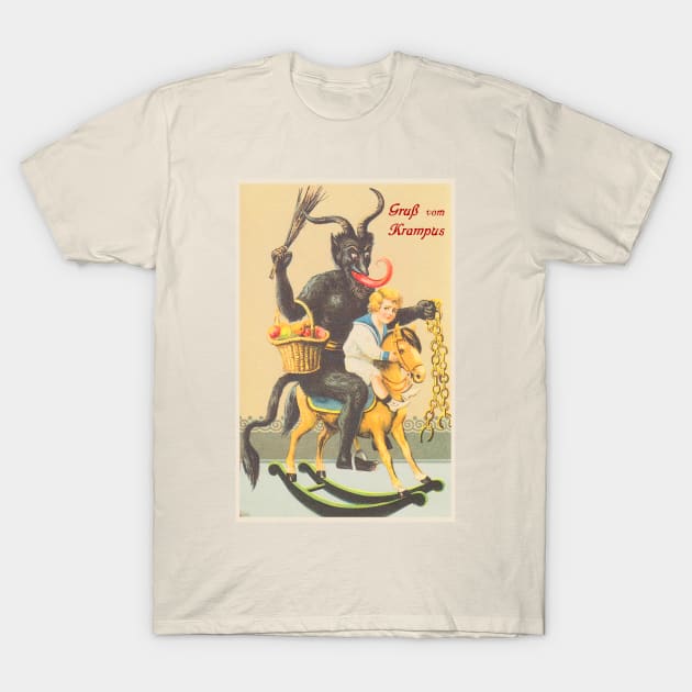 Grub vom Krampus - Greetings from Krampus T-Shirt by Tainted